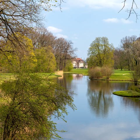 Frühling im Fürst-Pückler-Park Branitz in Cottbus